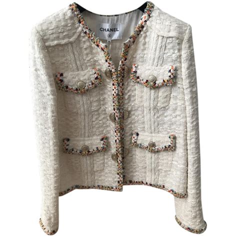 vestes chanel femme|chanel cotton jacket.